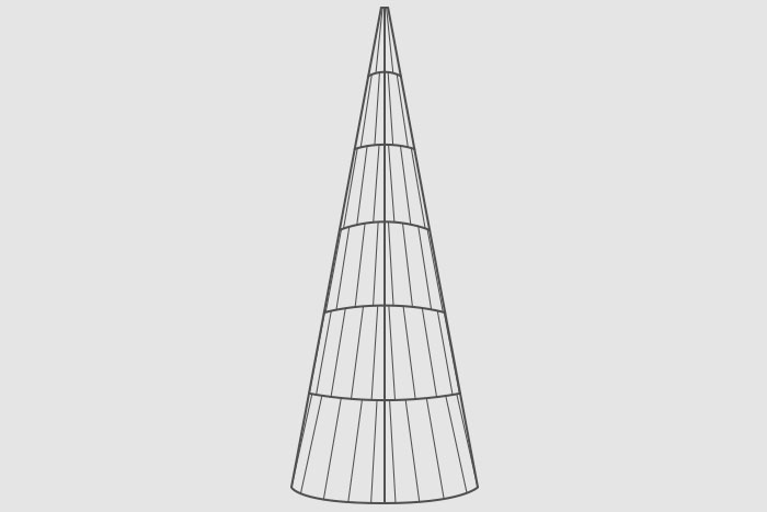 Árbol de navidad gigante. Estructuras árbol 1