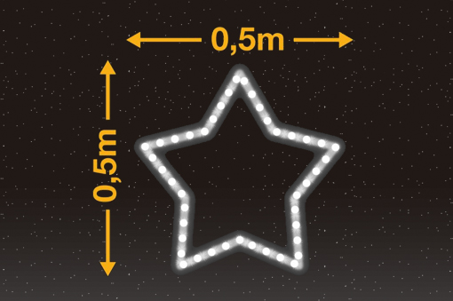 Estrella 5 puntas 0,5m