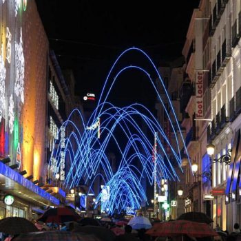 Horarios de encendido luces Navidad Madrid